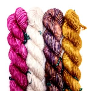 MadelineTosh Unicorn Tails Colorblock Hand Warmers Kit-Kits-Lady Bird-