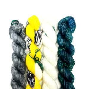 MadelineTosh Unicorn Tails Colorblock Hand Warmers Kit-Kits-Seattle Morn-