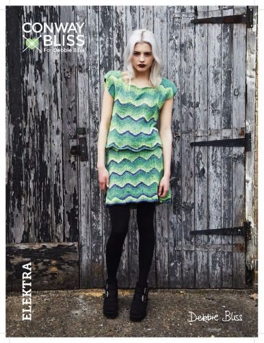 Conway + Bliss for Debbie Bliss Chevron Top & Skirt Pattern - Paradise Fibers