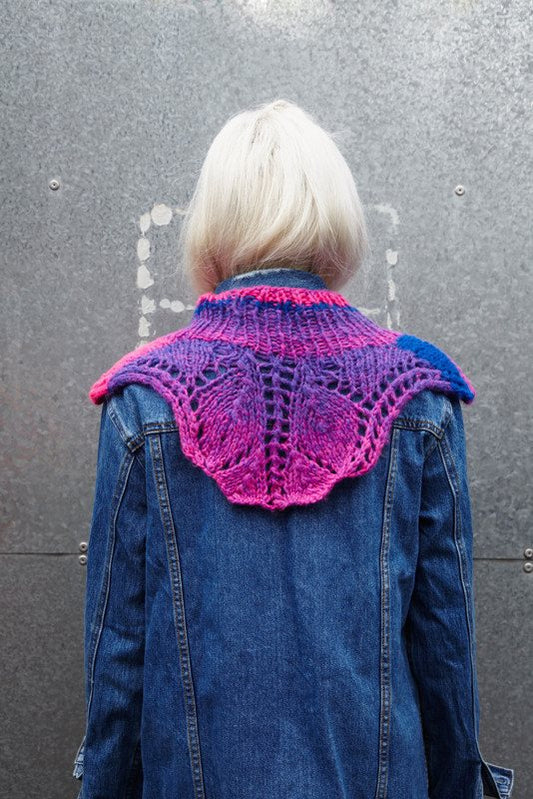 Conway + Bliss for Debbie Bliss Elektra Shoulder Cape Pattern - Paradise Fibers