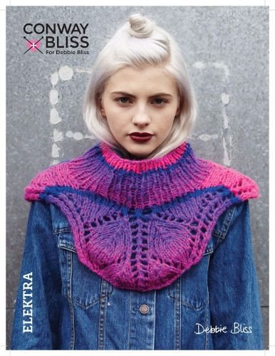 Conway + Bliss for Debbie Bliss Elektra Shoulder Cape Pattern - Paradise Fibers
