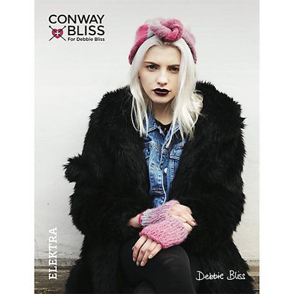 Conway + Bliss for Debbie Bliss Elektra Turban & Wristlets Pattern - Paradise Fibers