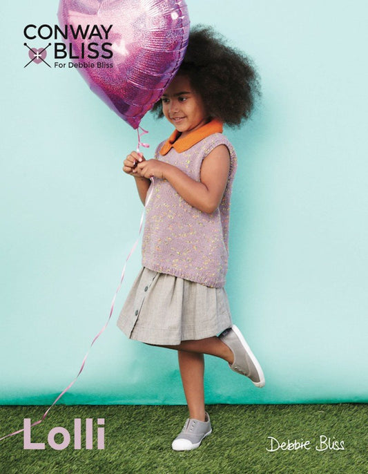 Conway + Bliss for Debbie Bliss Lolli Collared Sleeveless Top Pattern - Paradise Fibers