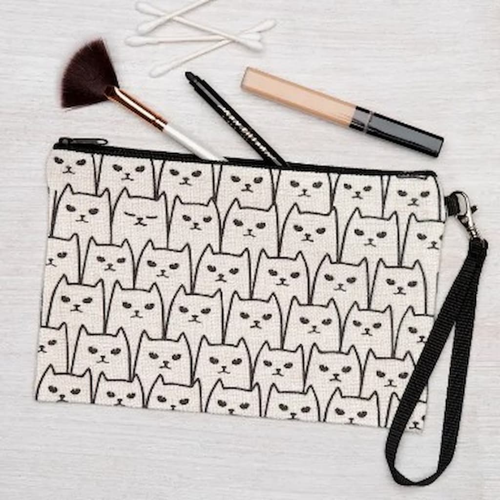 Counter Couture Linen Zipper Pouch - Paradise Fibers