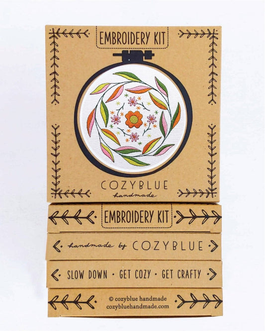 Cozyblue Mellow Mood Embroidery Kit - Paradise Fibers