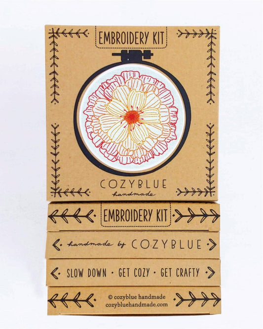 Cozyblue Merry Gold Embroidery Kit - Paradise Fibers