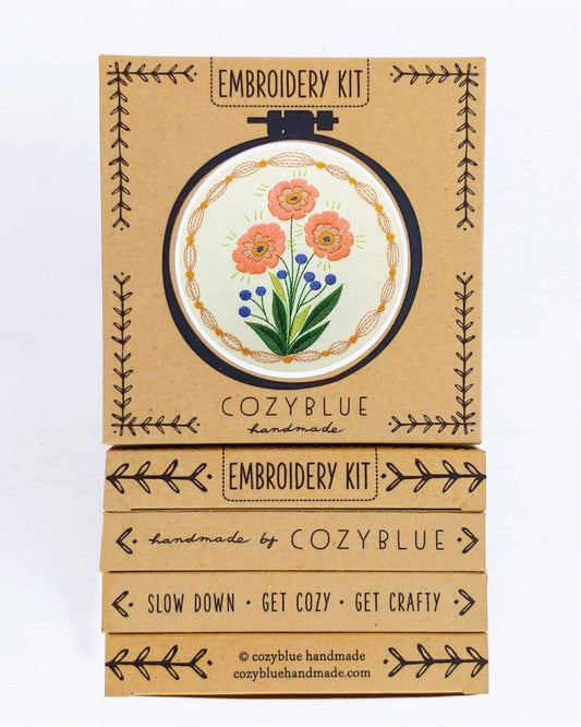 Cozyblue True Bloom Embroidery Kit - Paradise Fibers