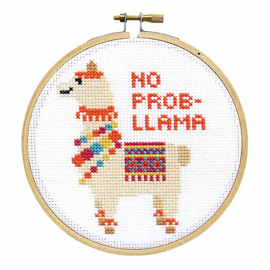 Cross Stitch Kits, No Prob-llama