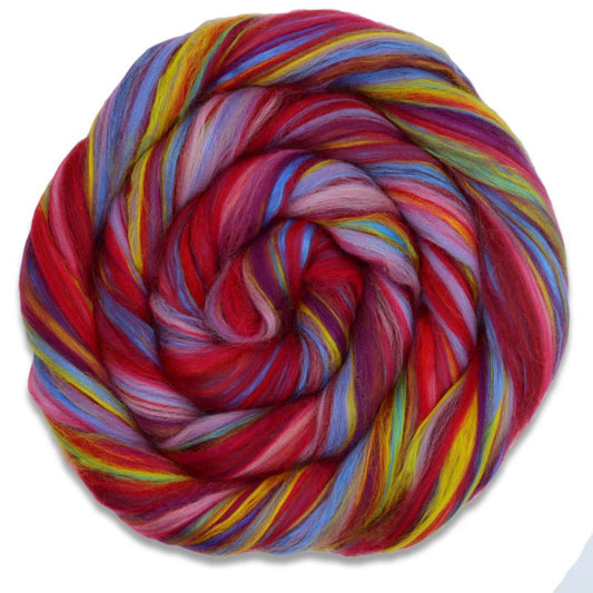 Cryptic Corriedale - Sister Scarlet - 1 oz. - Paradise Fibers