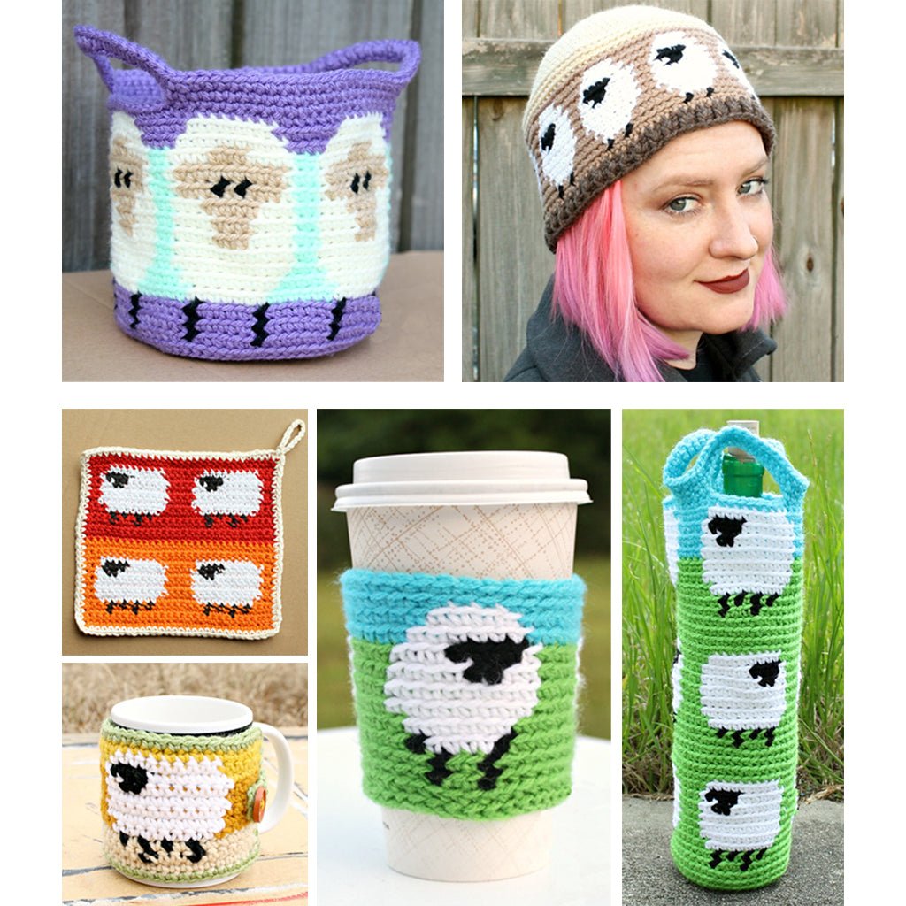 Dancing Sheep Crochet Pattern Set by Divine Debris - Paradise Fibers