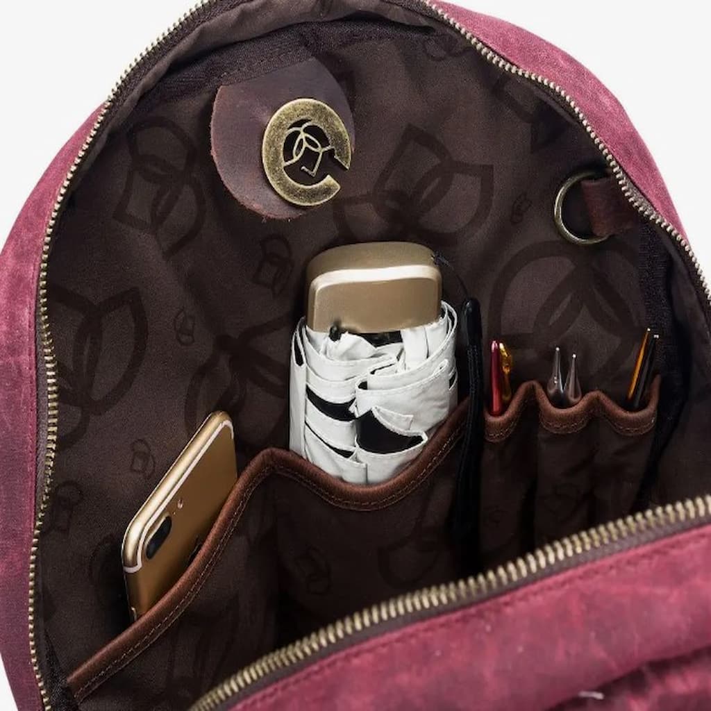 Della Q Maker's Canvas Backpack - Paradise Fibers