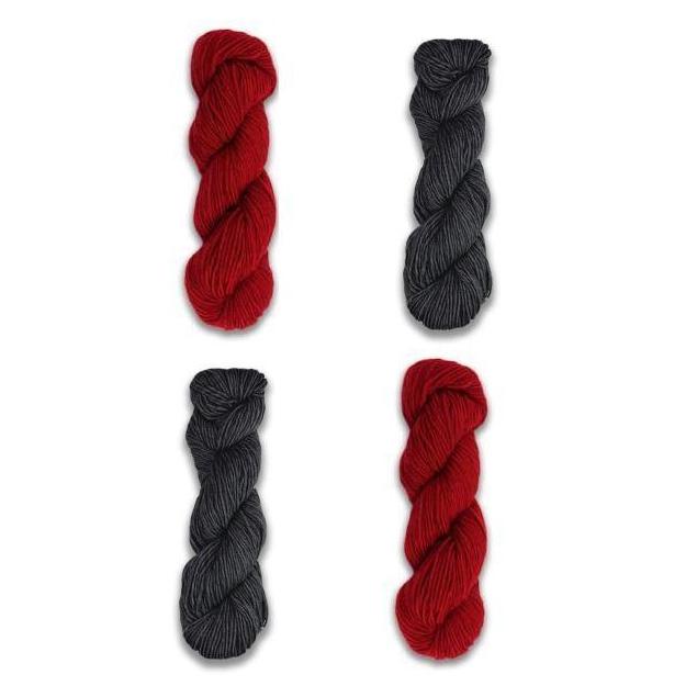 Duotone Cowl Kit-Kits-Dark Grey/Red-