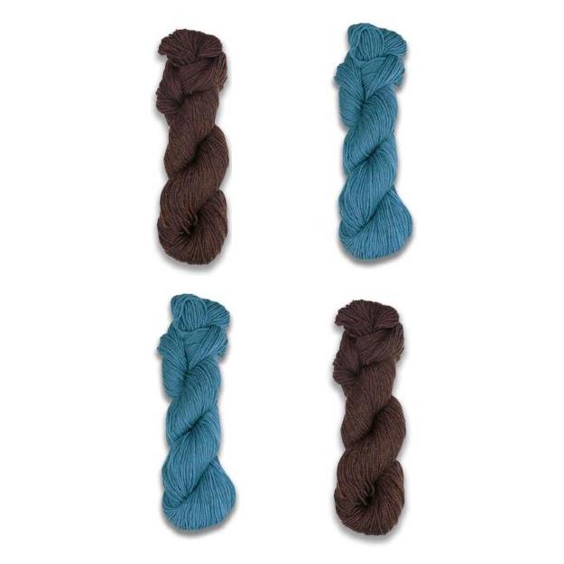 Duotone Cowl Kit-Kits-Lake Blue Heather/Bark Heather-