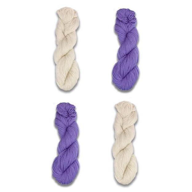 Duotone Cowl Kit-Kits-Natural Heather/Lavender-