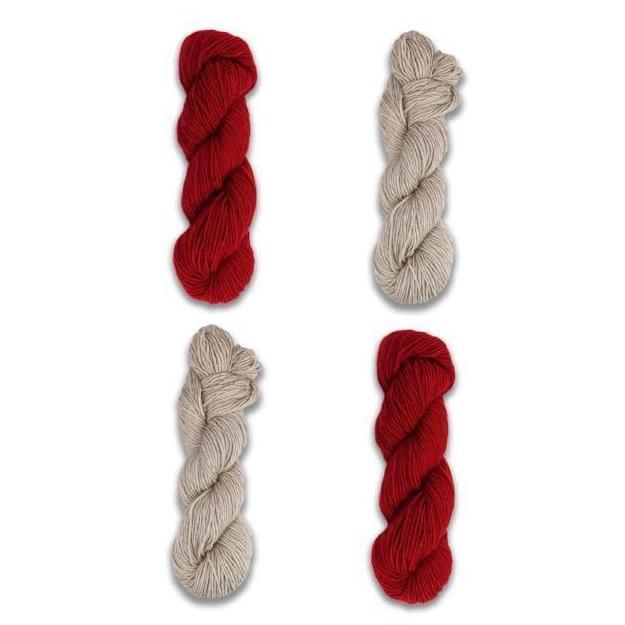 Duotone Cowl Kit-Kits-Red/Straw-