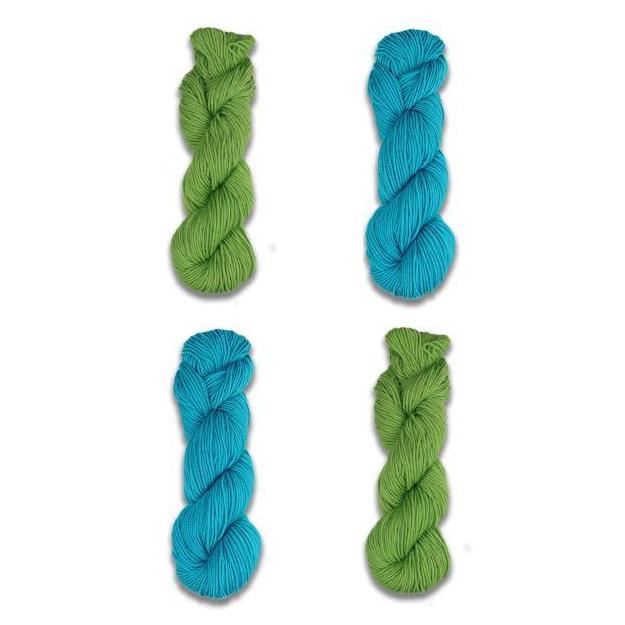 Duotone Cowl Kit-Kits-Turquoise/Peapod-