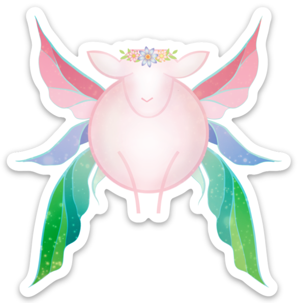 Paradise Fibers Sheep Stickers-Stickers-Fairy Ewe-