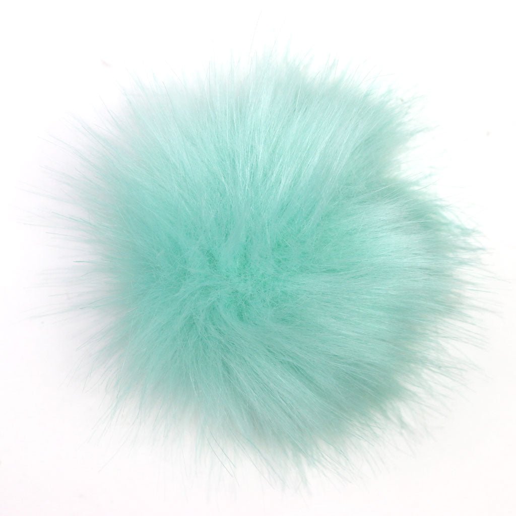 Faux Fur Pom Poms - 3" - Paradise Fibers