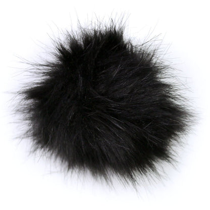 Faux Fur Pom Poms - 3" - Paradise Fibers