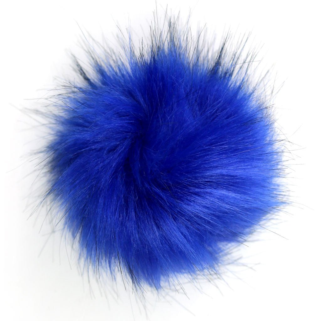 Faux Fur Pom Poms - 3" - Paradise Fibers