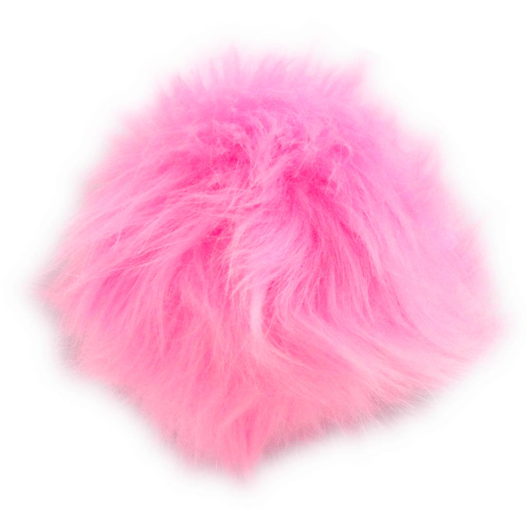 Faux Fur Pom Poms - 3" - Paradise Fibers