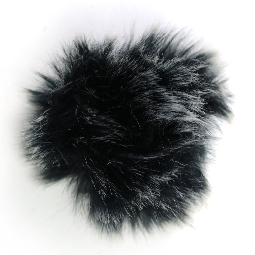 Faux Fur Pom Poms - 3" - Paradise Fibers