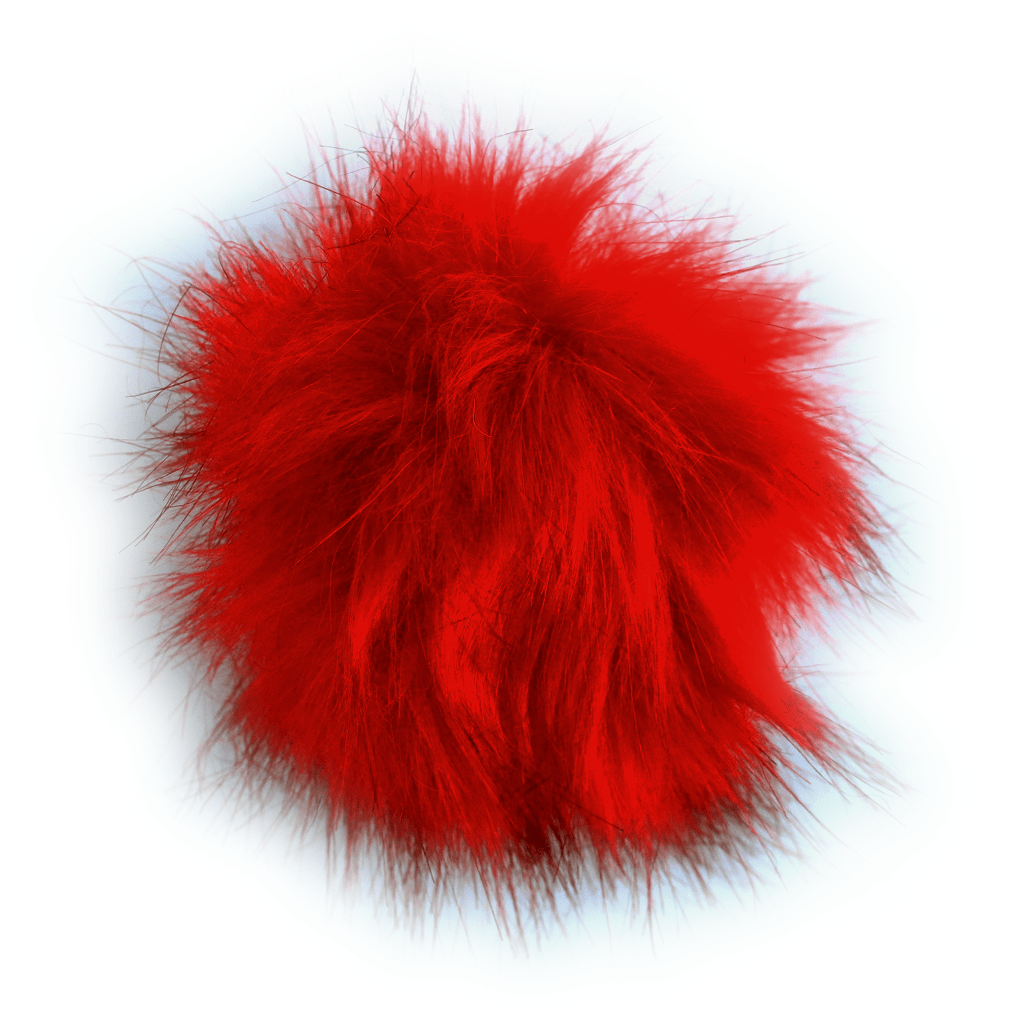 Faux Fur Pom Poms - 3" - Paradise Fibers