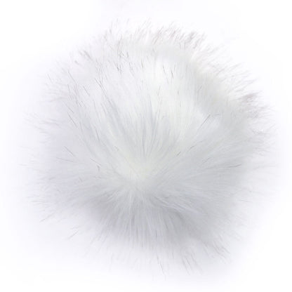 Faux Fur Pom Poms - 3" - Paradise Fibers