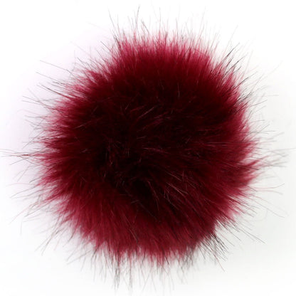Faux Fur Pom Poms - 3" - Paradise Fibers