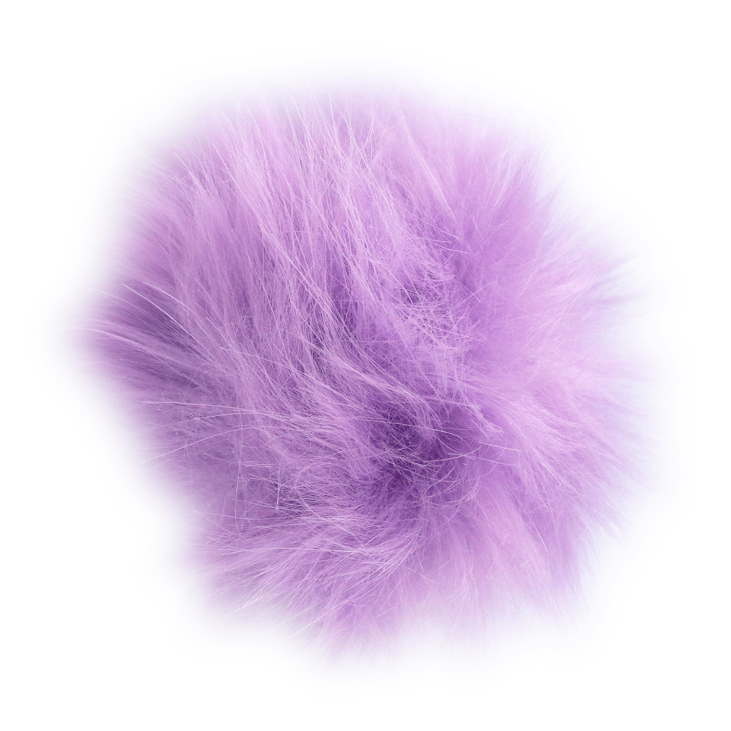 Faux Fur Pom Poms - 3" - Paradise Fibers