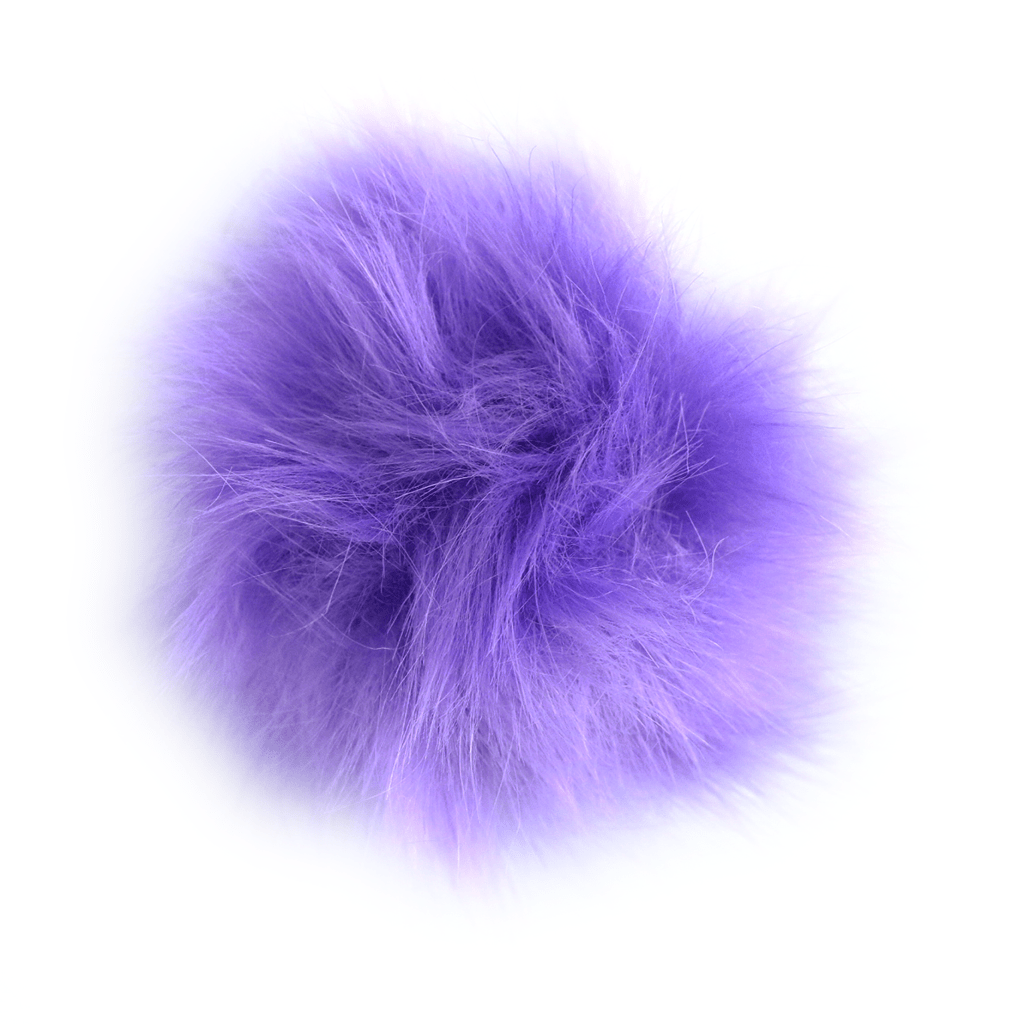 Faux Fur Pom Poms - 3" - Paradise Fibers