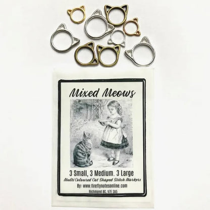 Firefly Notes | Cat Stitch Markers - Paradise Fibers