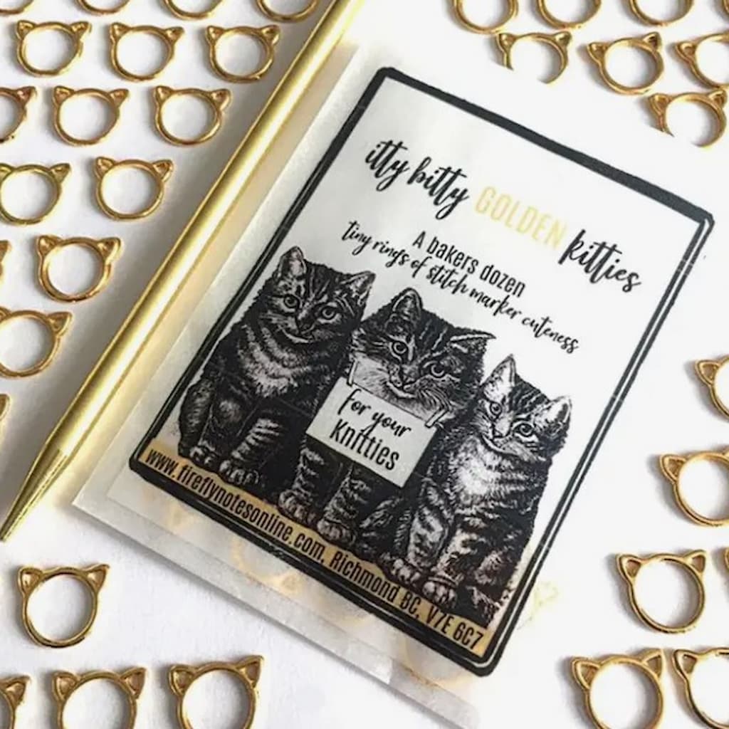 Firefly Notes | Cat Stitch Markers - Paradise Fibers