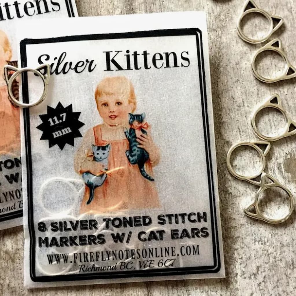 Firefly Notes | Cat Stitch Markers - Paradise Fibers