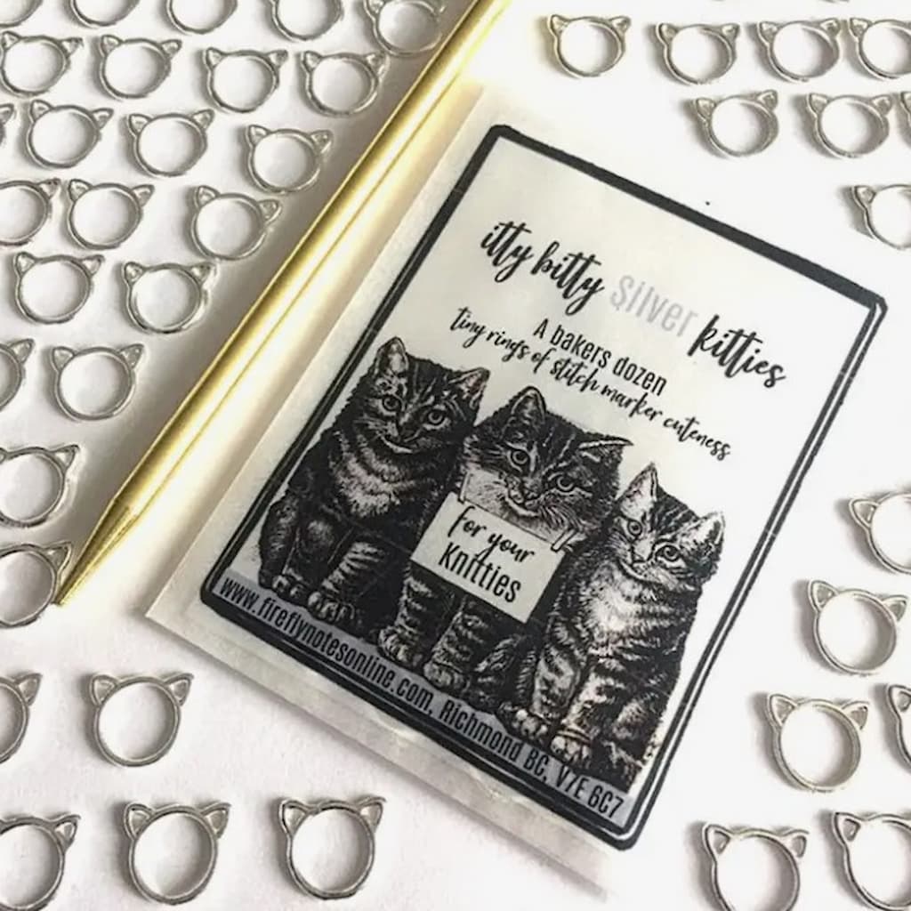 Firefly Notes | Cat Stitch Markers - Paradise Fibers