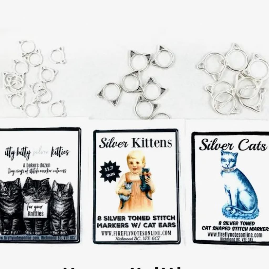 Firefly Notes | Cat Stitch Markers - Paradise Fibers