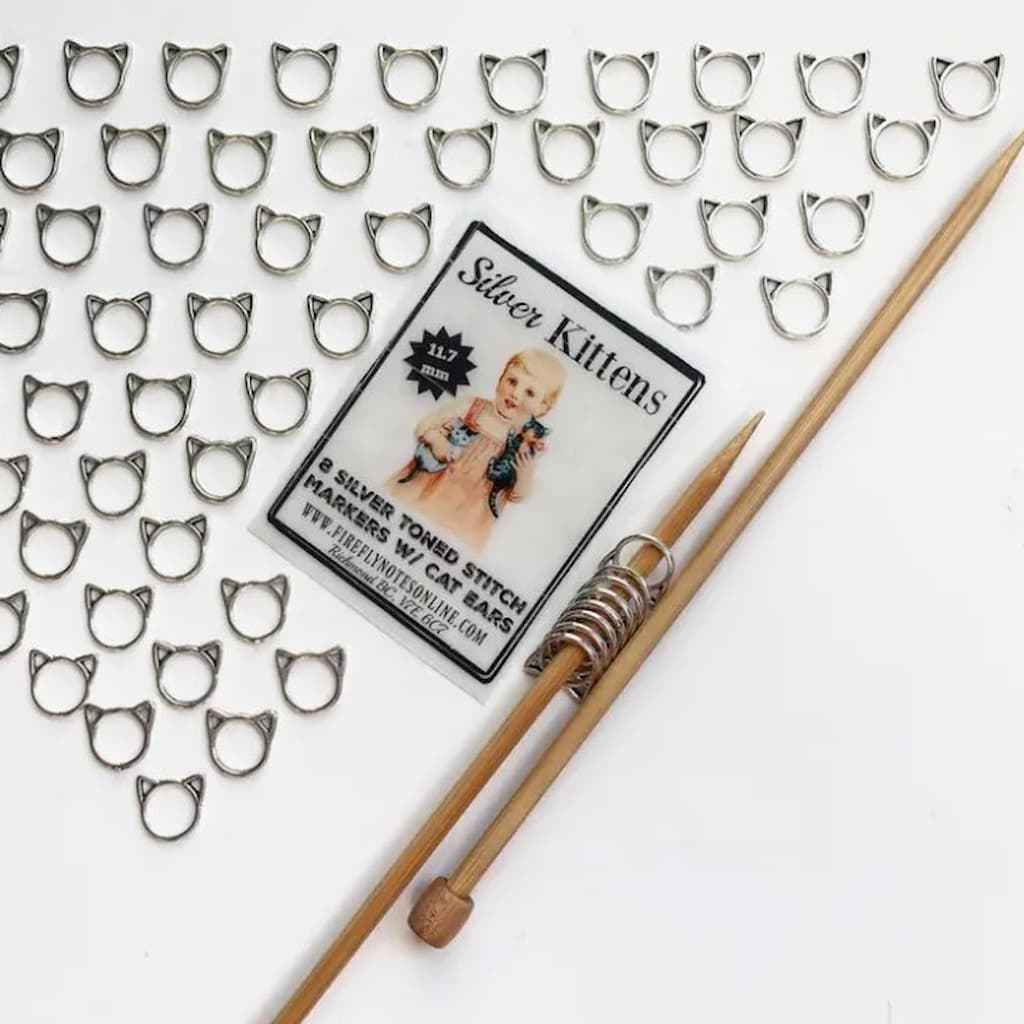 Firefly Notes | Cat Stitch Markers - Paradise Fibers