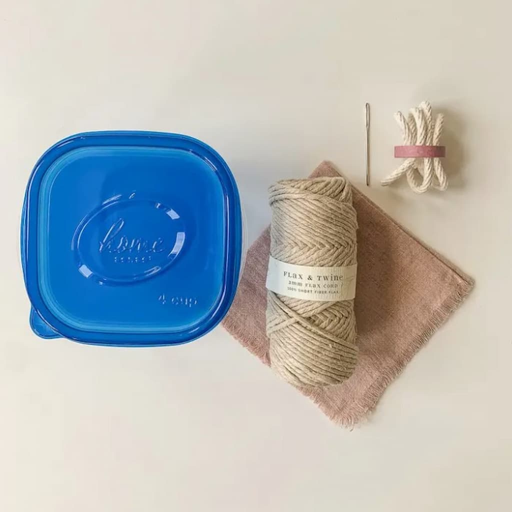 Flax and Twine April Basket Kit - Paradise Fibers