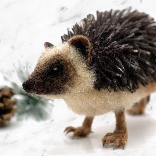 Hugo the Hedgehog Needle Felting Kit - Paradise Fibers