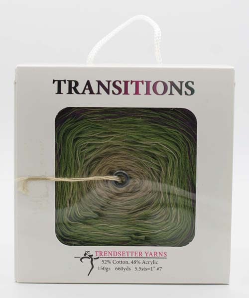 Trendsetter Yarns- Transitions Shawl Kit-Kits-1 Purple/Avocado/Cream-
