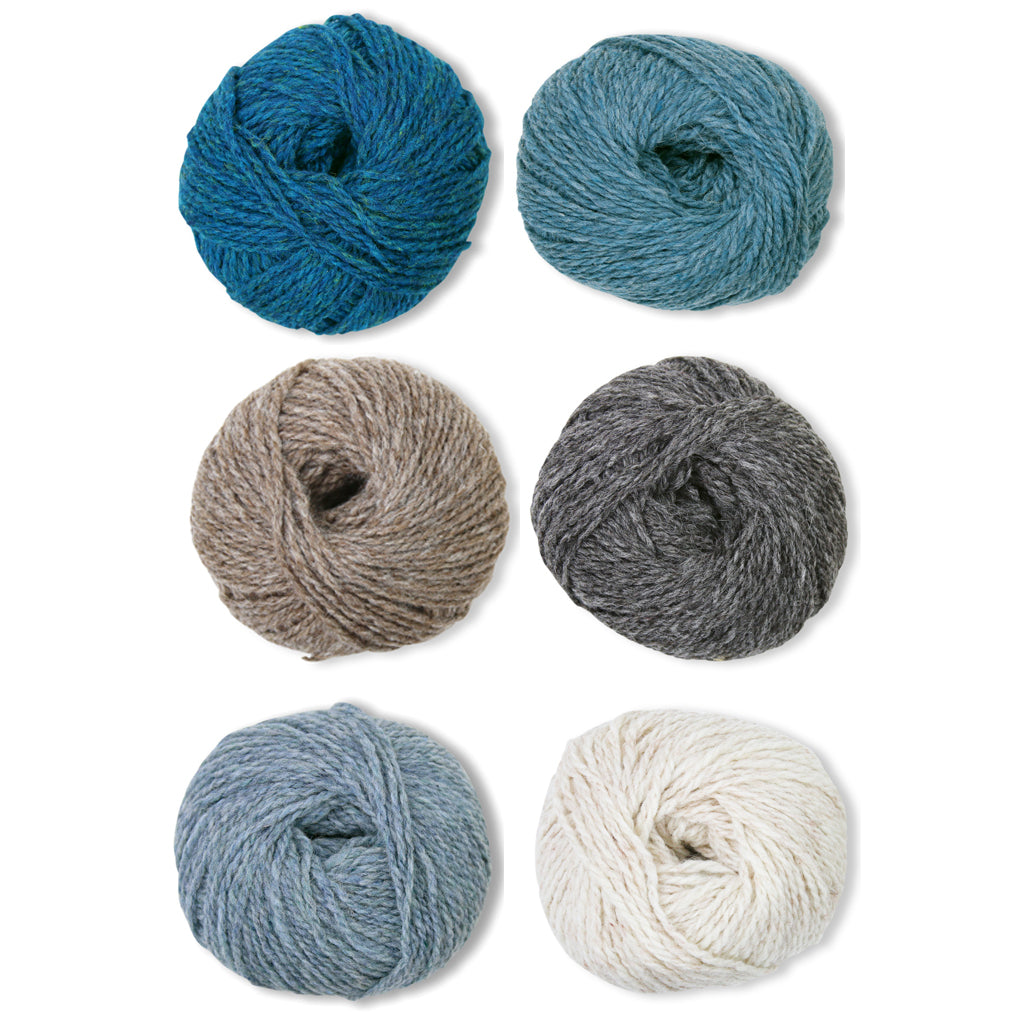 Pyukkleen Cowl Kit in Shetland Heather-Kits-Feeling Blewe-