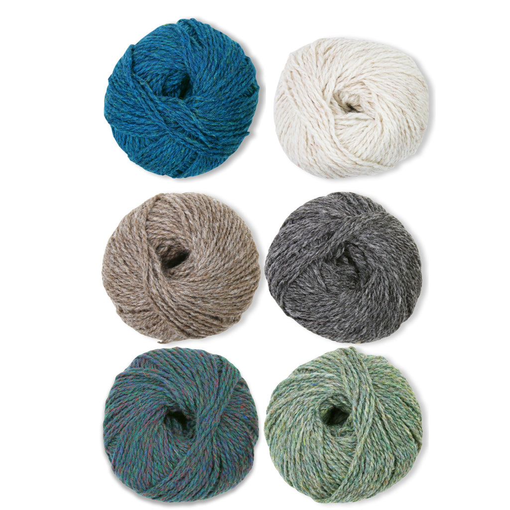Pyukkleen Cowl Kit in Shetland Heather-Kits-Sheepishly Shetland-