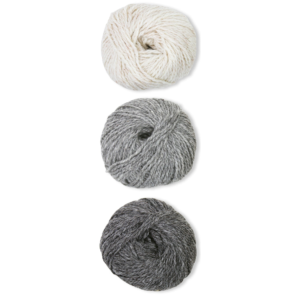 Humboldt Hallows Mittens Kit in Shetland Heather-Kits-Cloudy Sky-
