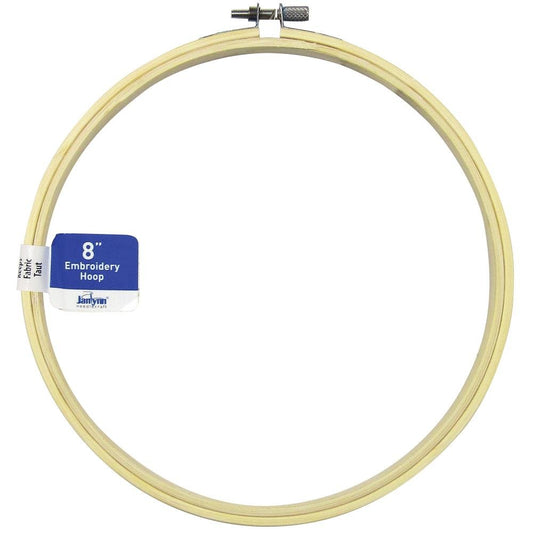 Janlynn 8" Wood Embroidery Hoops - Paradise Fibers