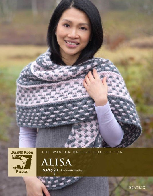 Juniper Moon Alisa Wrap Pattern - Paradise Fibers