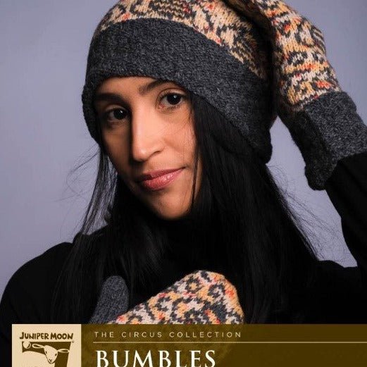 Juniper Moon Bumbles Hat and Mitts Pattern - Paradise Fibers