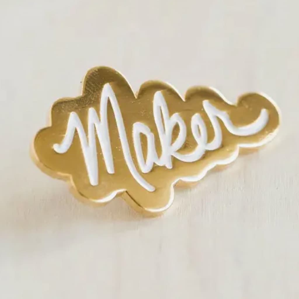 K2TOG CLUB Enamel Pins - Paradise Fibers
