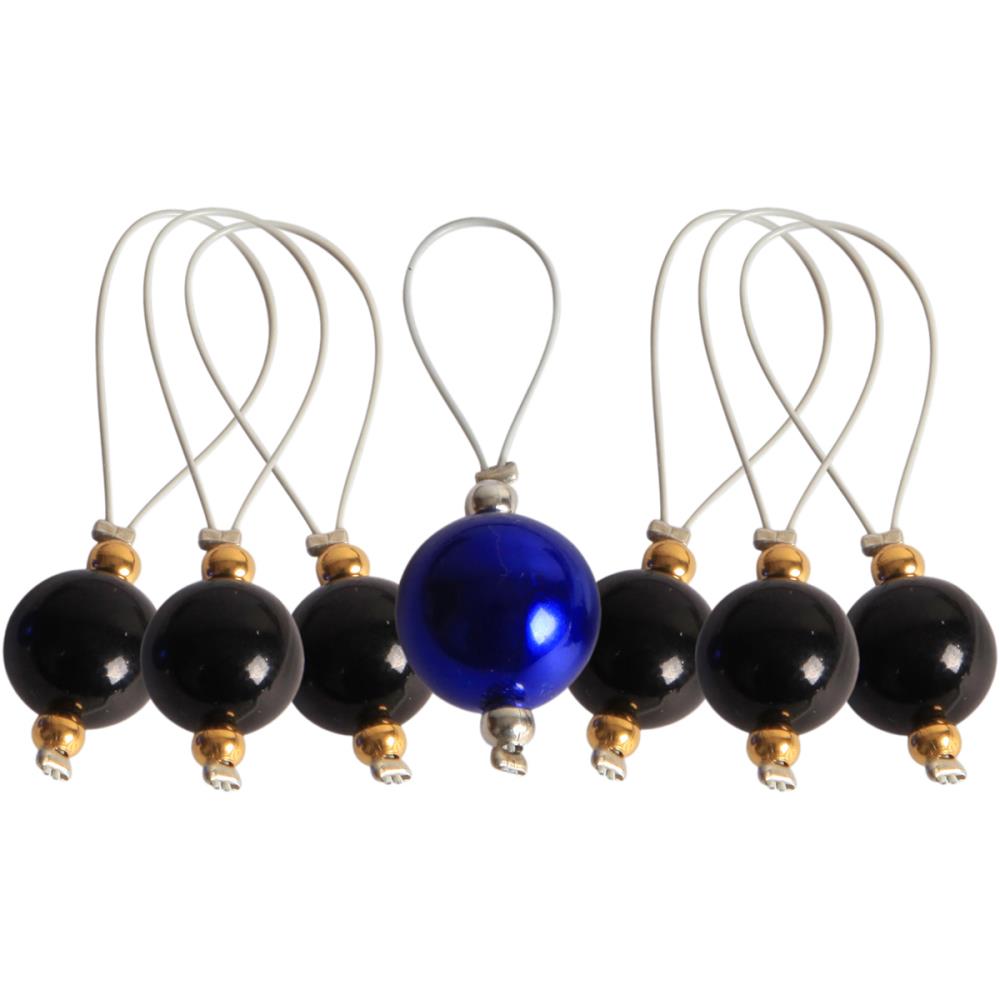 Knitter's Pride Zooni Stitch Markers with Colored Beads - 7 Pack - Paradise Fibers