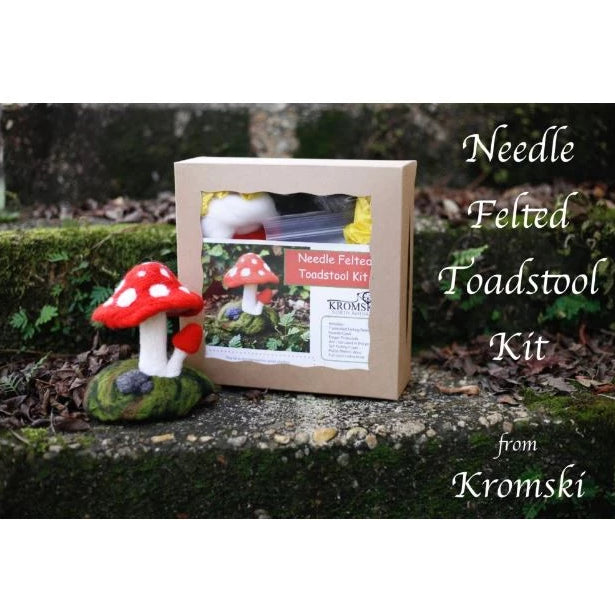 Kromski Needle Felting Kit - Toadstool-Needle Felting Kit-