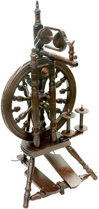Kromski Minstrel Spinning Wheel-Spinning Wheel-Walnut-